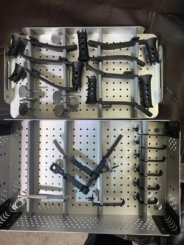 Caspar Micro Lumbar Discectomy Retractor Set – Spine Surgery Instrument Kit