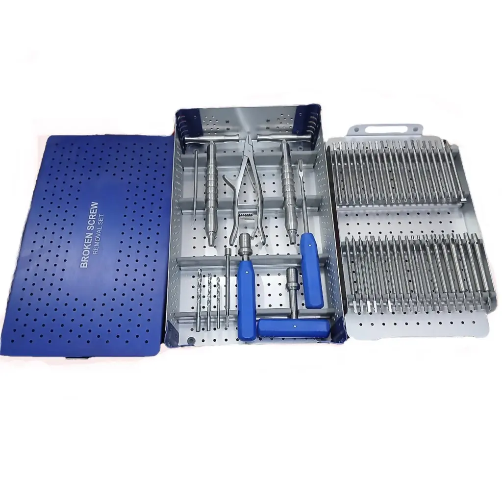 Broken Screw Removal Instrument Set of Orthopedic Instruments