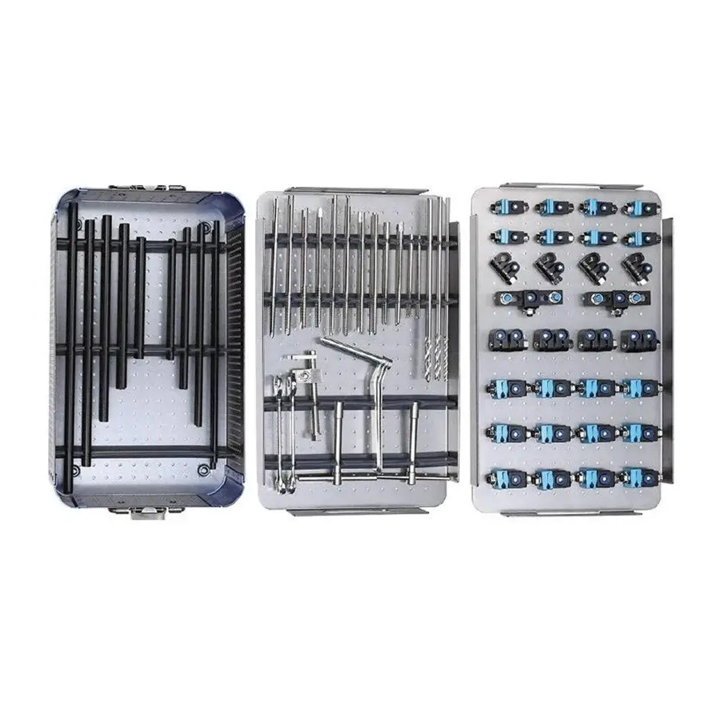 External Fixation System III Carbon Rods Clamp Orthopedic Instruments Set