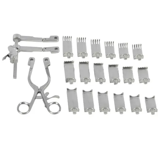 Neuro Spine Caspar Cervical Retractor Complete Set Orthopedics Instruments With Sterilisation Box